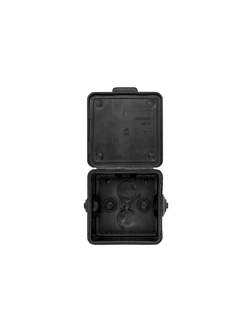 Коробка распаячная КМР-030-036 65х65х50 4 мембранных ввода черн. EKF plc-kmr2-030-036-b