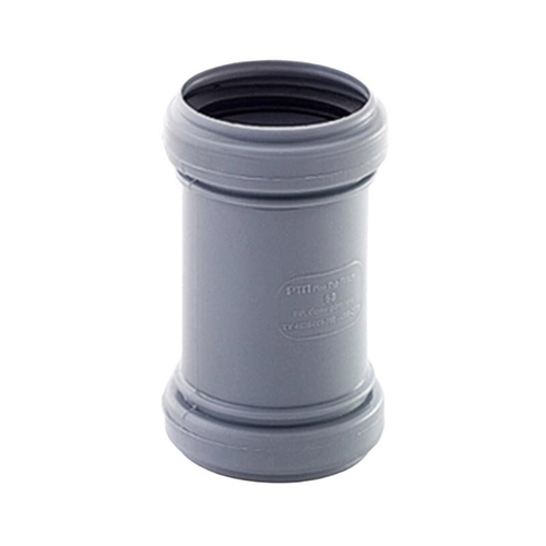Муфта ПП (полипропилен) для канализации Дн 110 надвижная (ремонтная) с уплотнительными кольцами, Ростурпласт