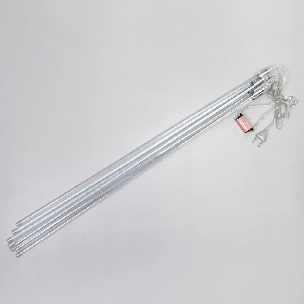 Гирлянда для улицы «Тающая сосулька» 3,0 м*80 см 575 лампы LED, IP-54, Синий (8 трубок)