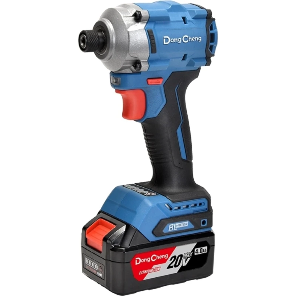 DongCheng DCPL198(TYPE EM) аккумуляторный ударный гайковерт (2 x 4 Ач, ЗУ)