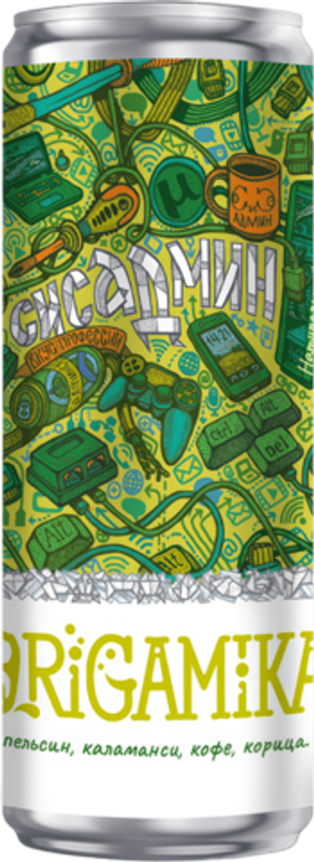Газированный напиток Оригамика Сисадмин / Origamika Sisadmin 0.33 - банка