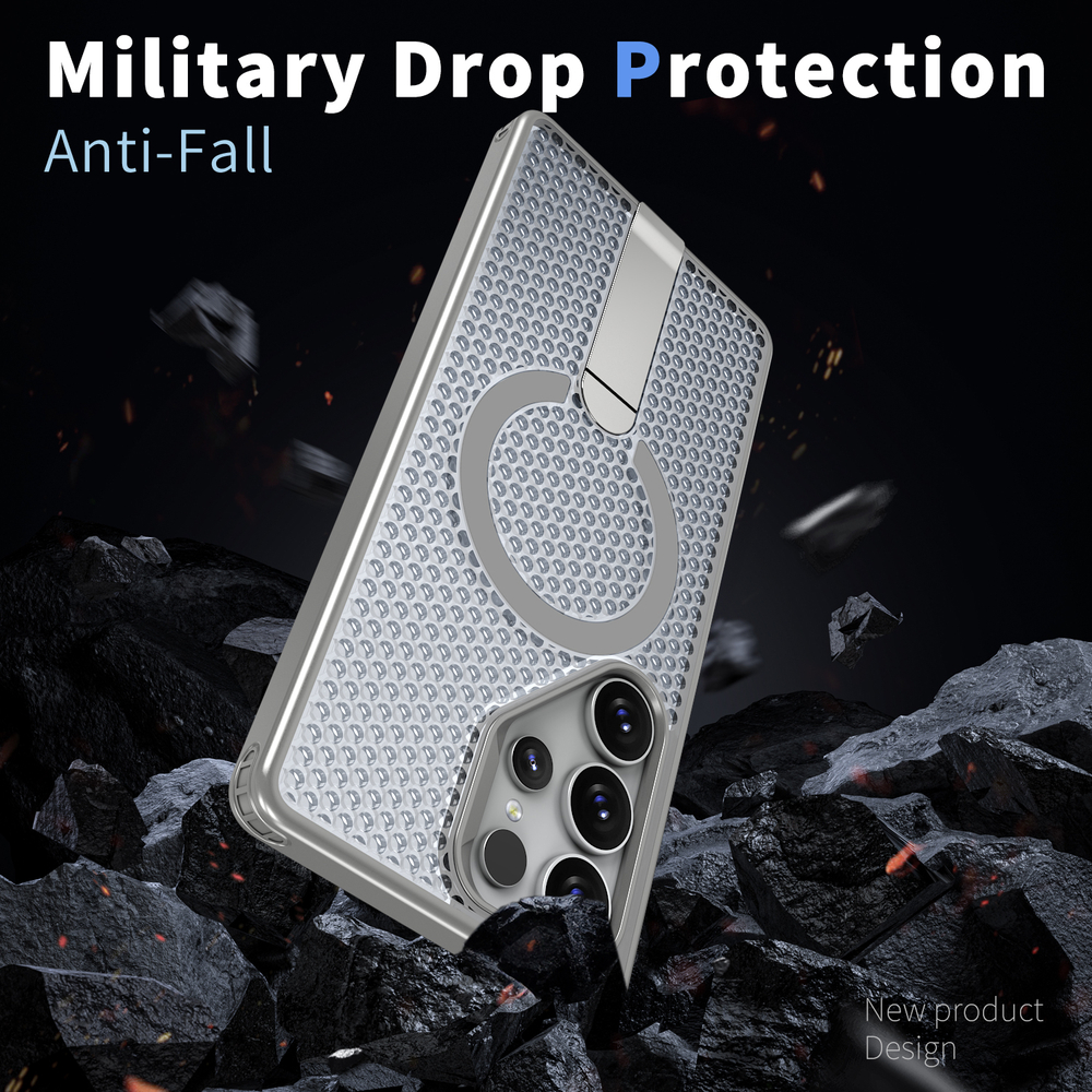 Прозрачный чехол Mesh Pro Magnetic Case для Samsung Galaxy S23 Ultra