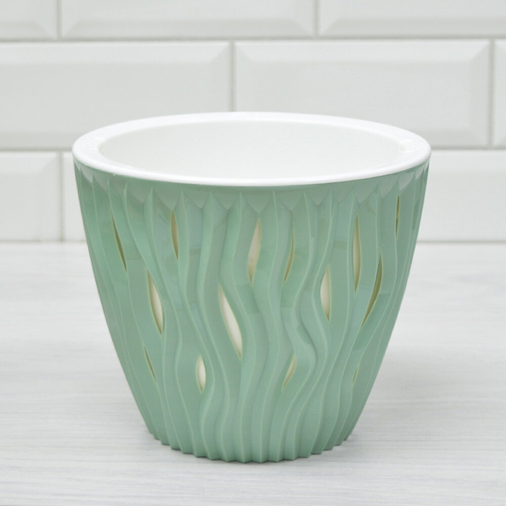 Кашпо Вдохновение 2,25л, нефрит