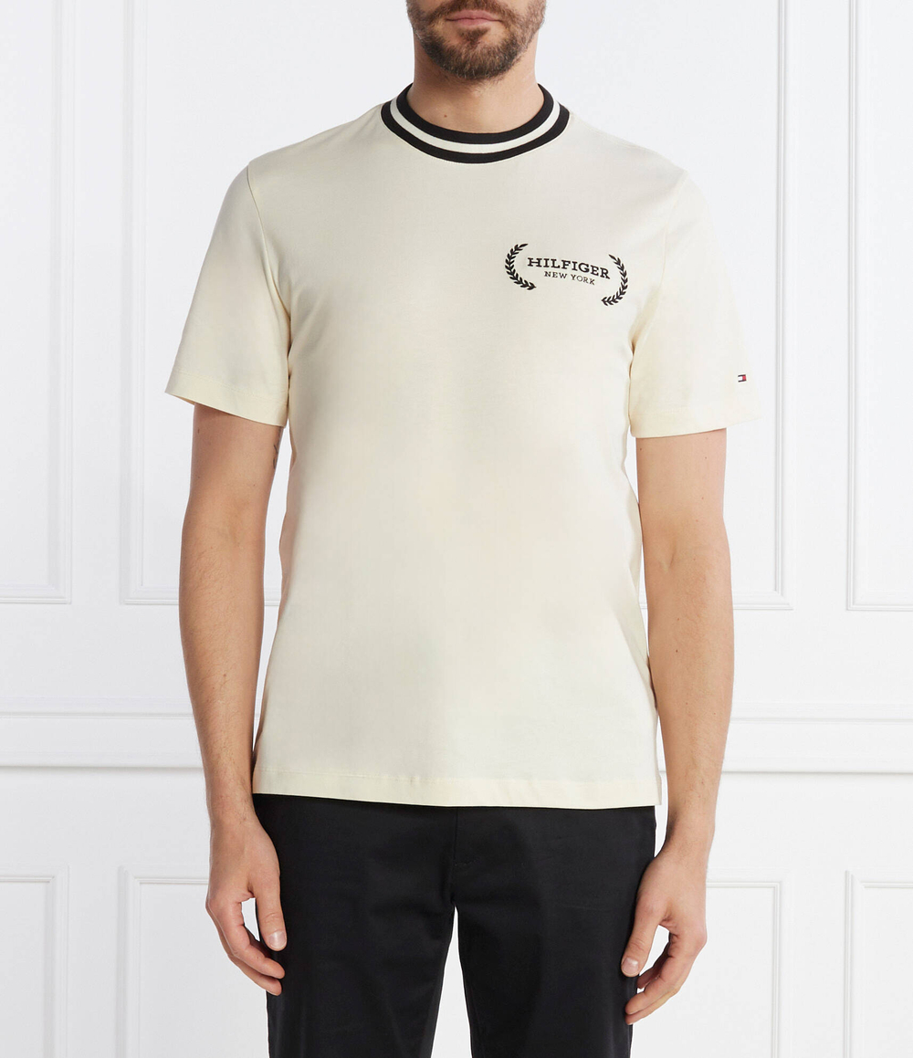 Футболка Tommy Hilfiger - кремовый (MW0MW33681)