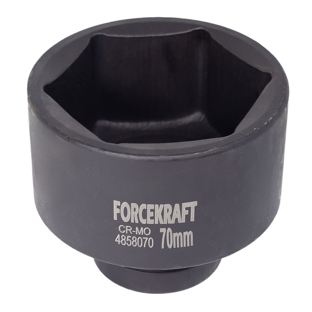 Головка ударная 1'', 70мм (6гр.) FORCEKRAFT FK-4858070