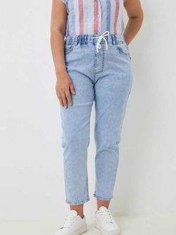 Джинсы на резинке