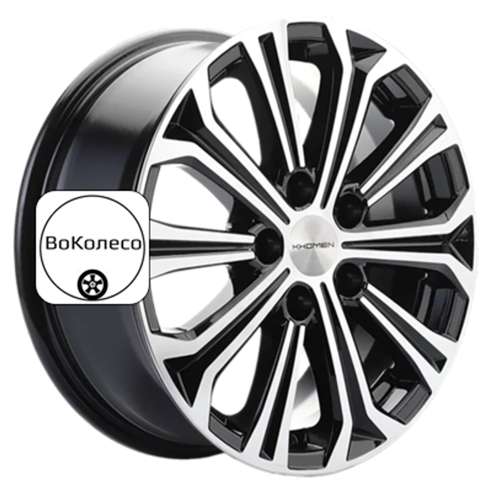 6,5x16/5x114,3 ET46 D67,1 KHW1610 (Mitsubishi) Black-FP Khomen Wheels
