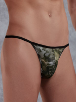 Мужские трусы-стринги Doreanse Camotech (Размер: XL) (Цвет: зеленый камуфляж)