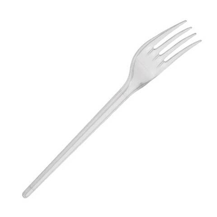 Вилка 180мм прозрачная ПРЕМИУМ ПС (50) ЭЛПИ