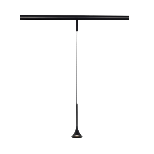 ST688.446.05 Магнитный трековый светильник Черный LED 1*5W 4000K Lm Ra&gt;90  IP20 D70xH225 24V SUPER5