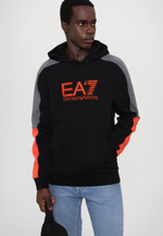 EA7 Emporio Armani Толстовка с капюшоном - Чёрный