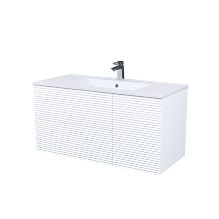 Тумба с умывальником IDDIS Bild, подвесная, 100 см, белый, BIL10W0i95K