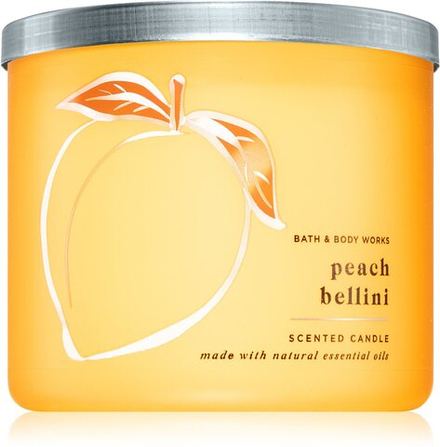 Bath & Body Works Peach Bellini - ароматическая свеча /   411  g  / GTIN 667555903349