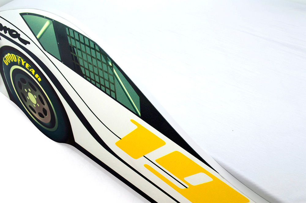 Кровать-машина Бельмарко Супра белая