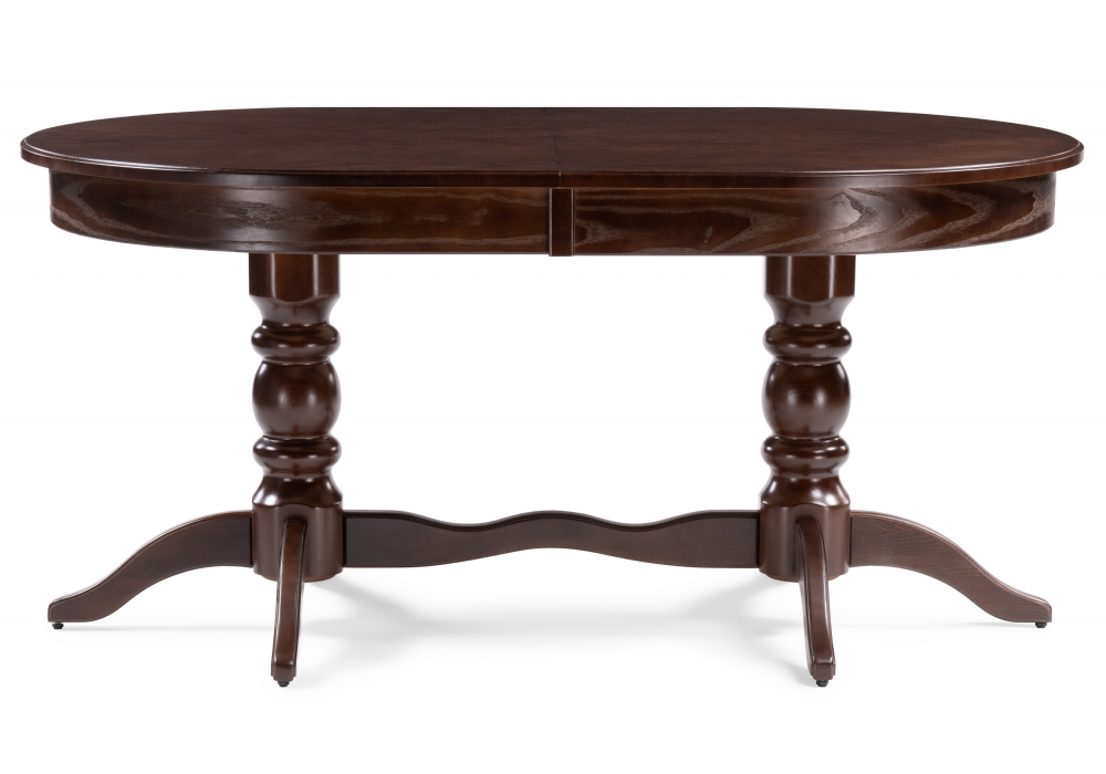 Стол деревянный Woodville Дейвер 160(220)х100 орех темный