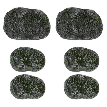 GAEM Камни декоративные, набор 6 шт, L25 W17 H9,5 см