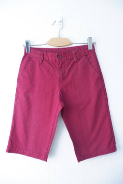 Шорты H&M малиновые на 10/11 лет