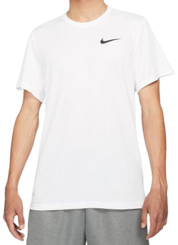 Мужская теннисная футболка Nike Dri-Fit Superset Top SS M - white/black