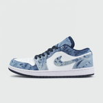 кроссовки Air Jordan 1 Low Washed Denim