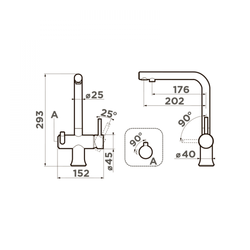 Кухонный смеситель Omoikiri Hotaru-R