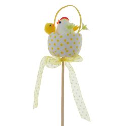 GAEM Изделие декоративное (вставка) "Яйцо пасхальное" (4*7) (блок 12 шт), L5 W5 H26 см, 4в.