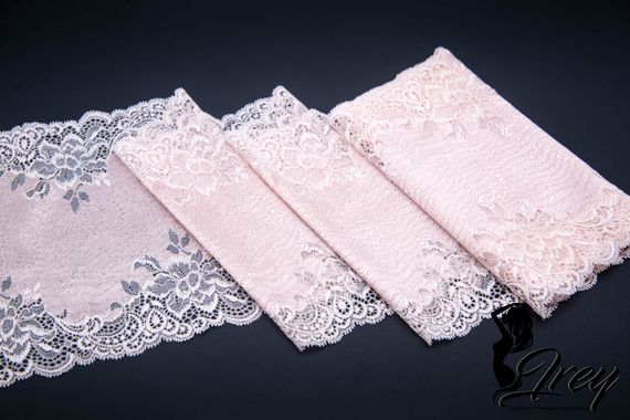 03-168 Кружево эластичное 23 см, лотос