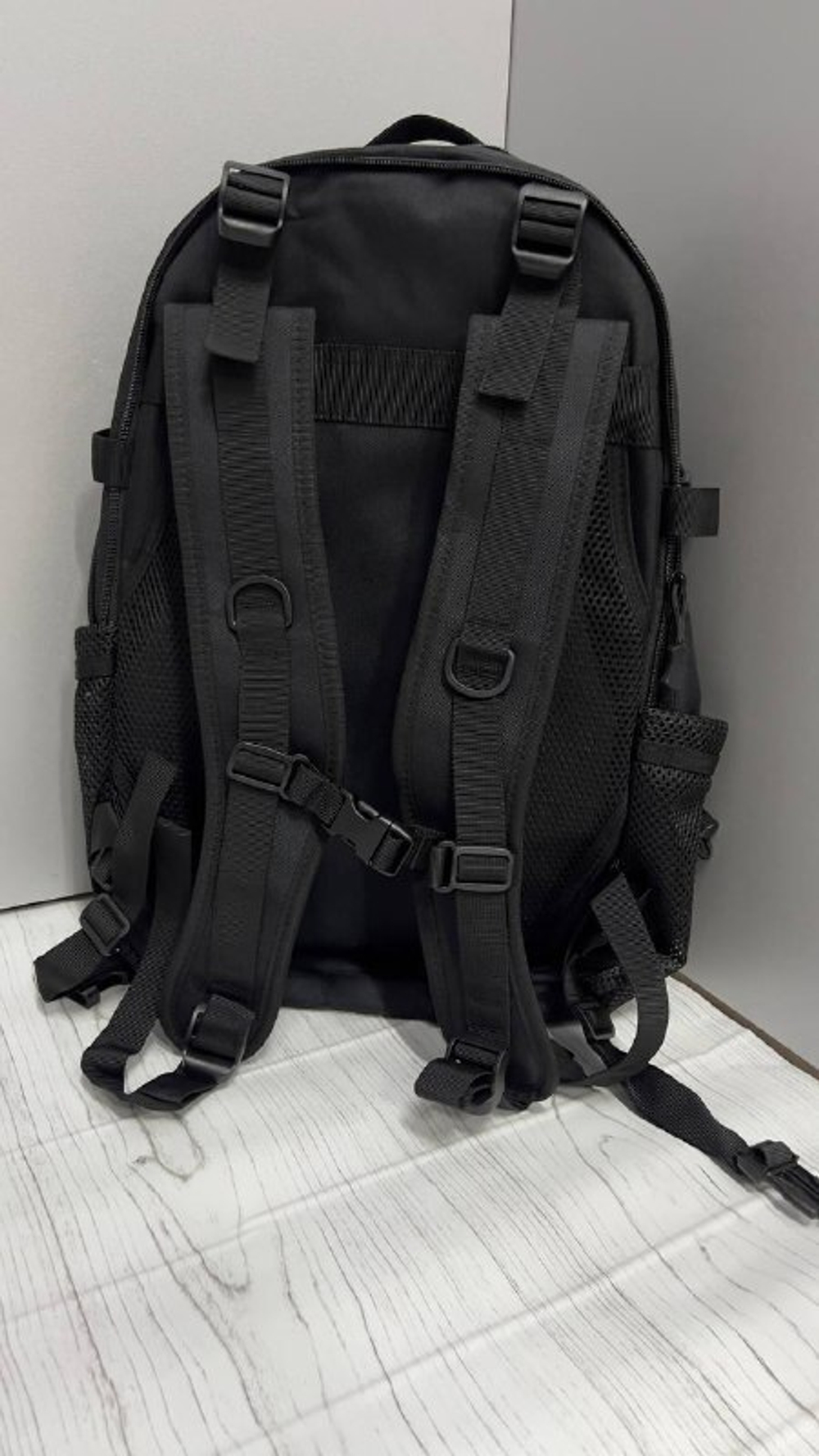 Универсальный тактический рюкзак 30-35л / чёрный