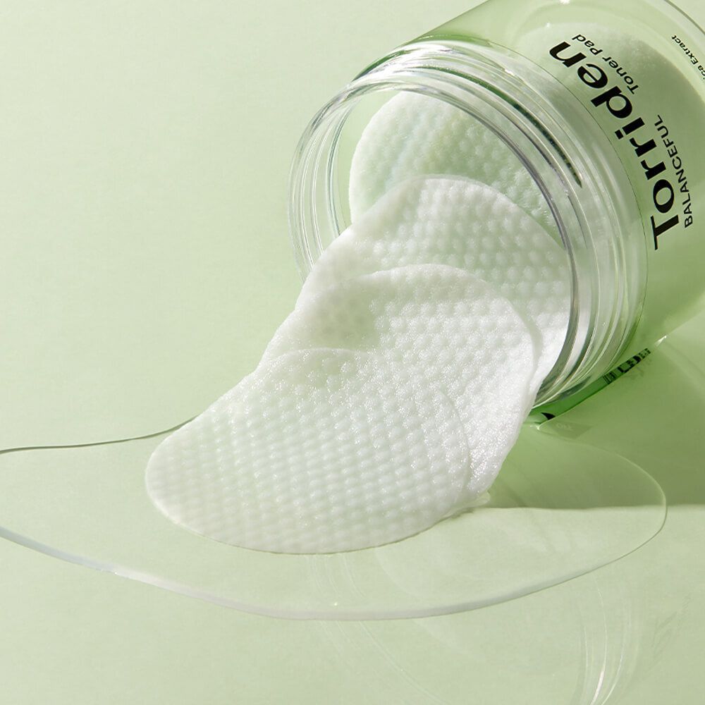 Гипоаллергенные очищающие пэды с центеллой Torriden﻿ Balanceful Cica Toner Pad 60 шт