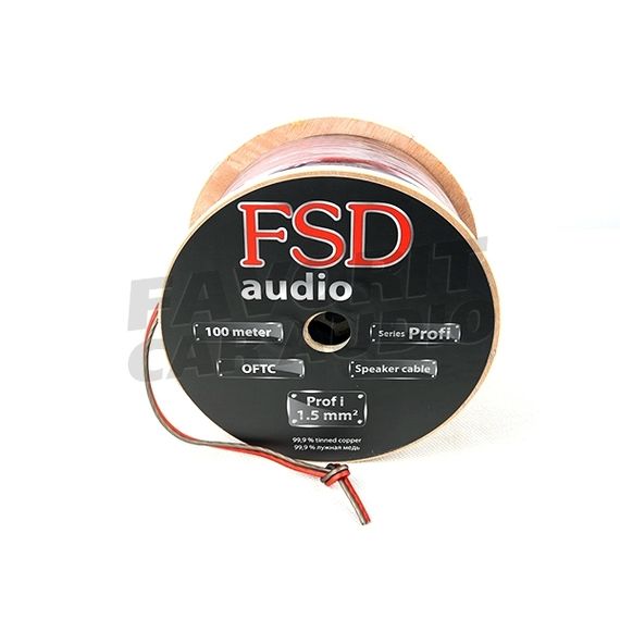Акустический кабель  FSD audio PROFI 1.5мм² TOFC луженая медь (100)