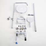 Душевая стойка BelBagno со смесителем и изливом ALBANO-VSCM-CRM