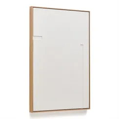 Sefri Картина с геометрическими фигурами белого цвета