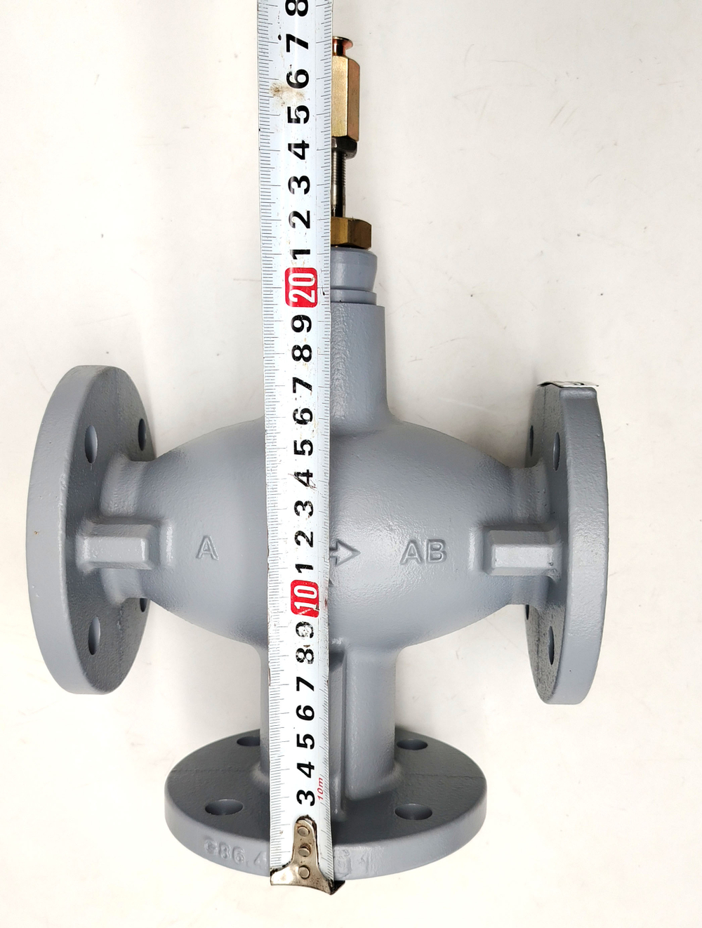 Клапан седельный трёхходовой фланцевый Honeywell V5329C1059 DN40 PN6 Kvs25 чугун