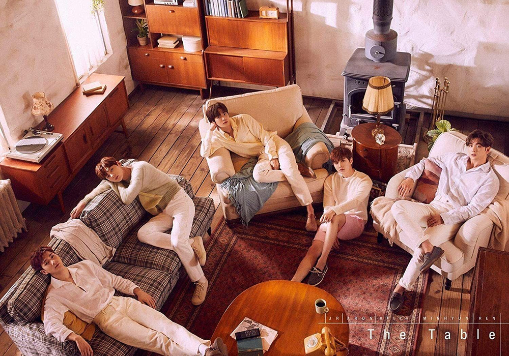 Альбом Nu'est - The Table 7th Mini Album 3 Version SET
