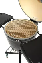 Керамический угольный гриль Primo Round All-In-One, 47 см, с ножками и столиками