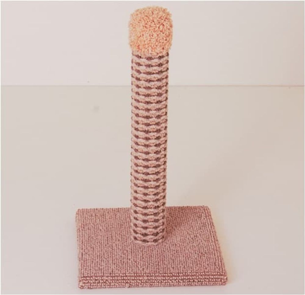 Когтеточка-столбик ковролин,выс 53см,основание 30*30см (ЕТК ЗОО)