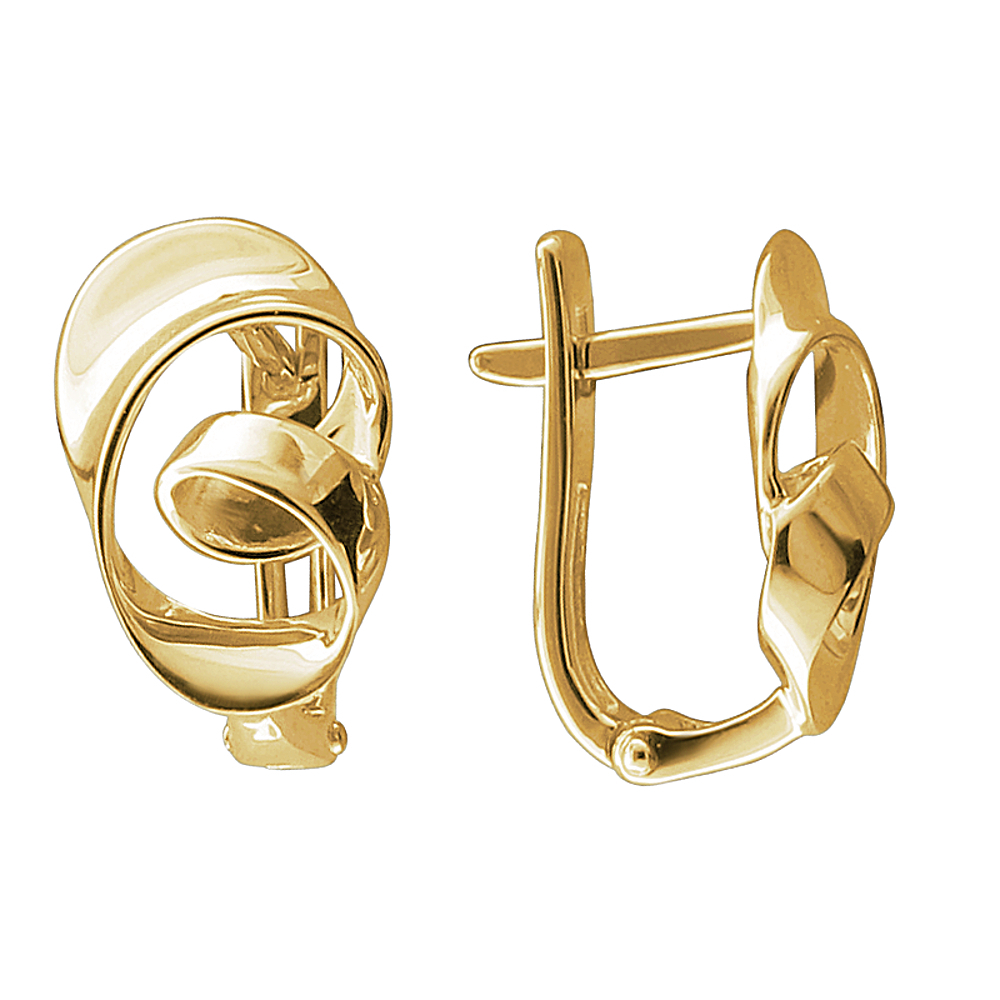 Серьги из жёлтого золота 585 пробы JA-S-С0313155