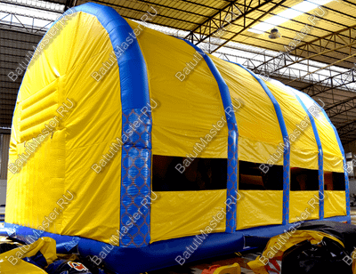 Надувной батут "Морской бриз с крышей"