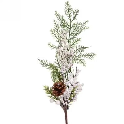 Ветка хвойная «Лесная шишка» 45 см