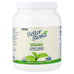NOW Foods, Better Stevia, Organic Extract Powder, 1 фунт (454 г)