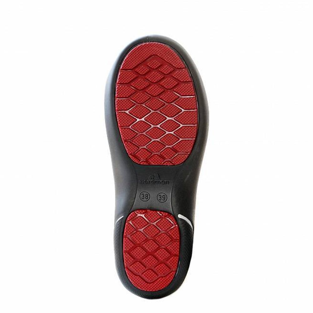 Женские сапоги Nordman Kleo из ЭВА черные с красным