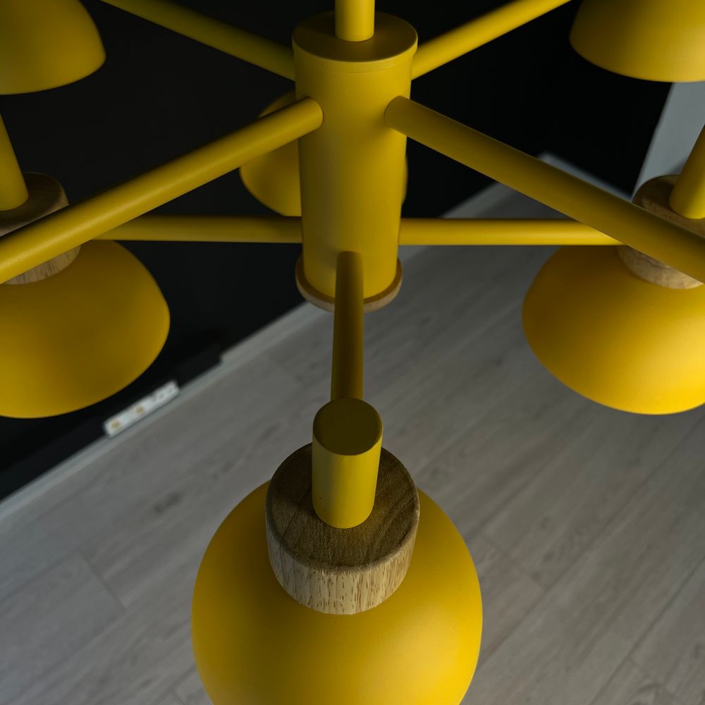 Люстра На Штанге Fanta A 8 Lights Yellow By Imperiumloft