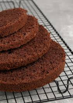 Бисквит шоколадный d-20 см, 1 шт