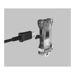 Наключный фонарь Armytek Zippy (Yellow Amber) — удобная зарядка с помощью Micro-USB кабеля — не требуется замена батареек.
