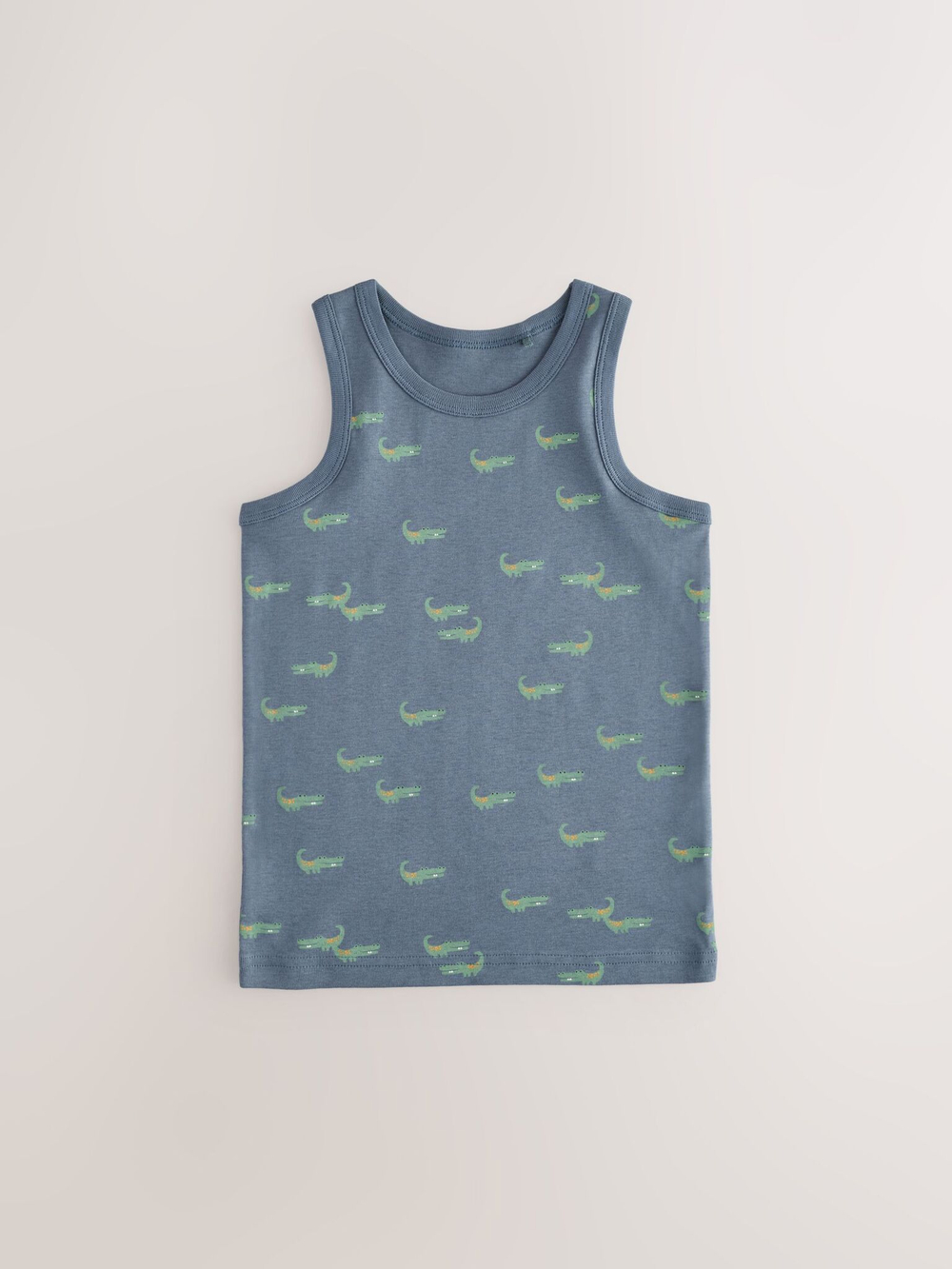 Майка для мальчика Next AA1-083, 5 шт., Синий, Белый, Бежевый