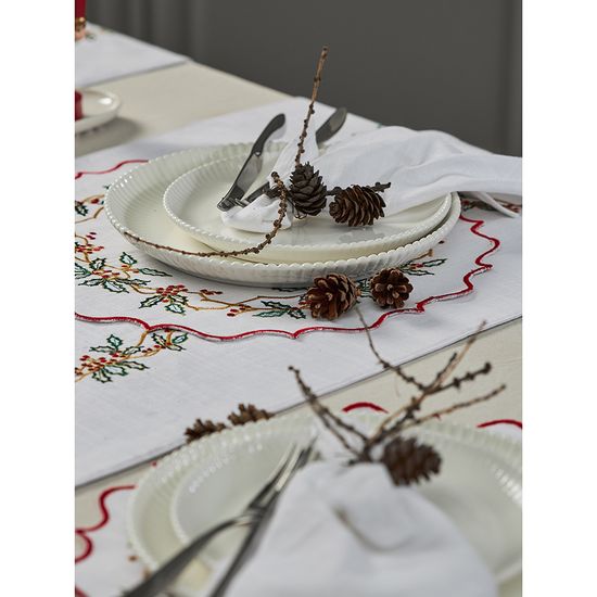 Дорожка на стол festive wreath из коллекции new year essential, 45х150 см