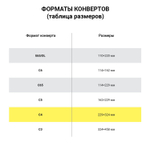 Конверты С4 (229х324 мм) отрывная лента 100 г/м2 комплект 25 шт. BRAUBERG (4 штуки в упаковке)