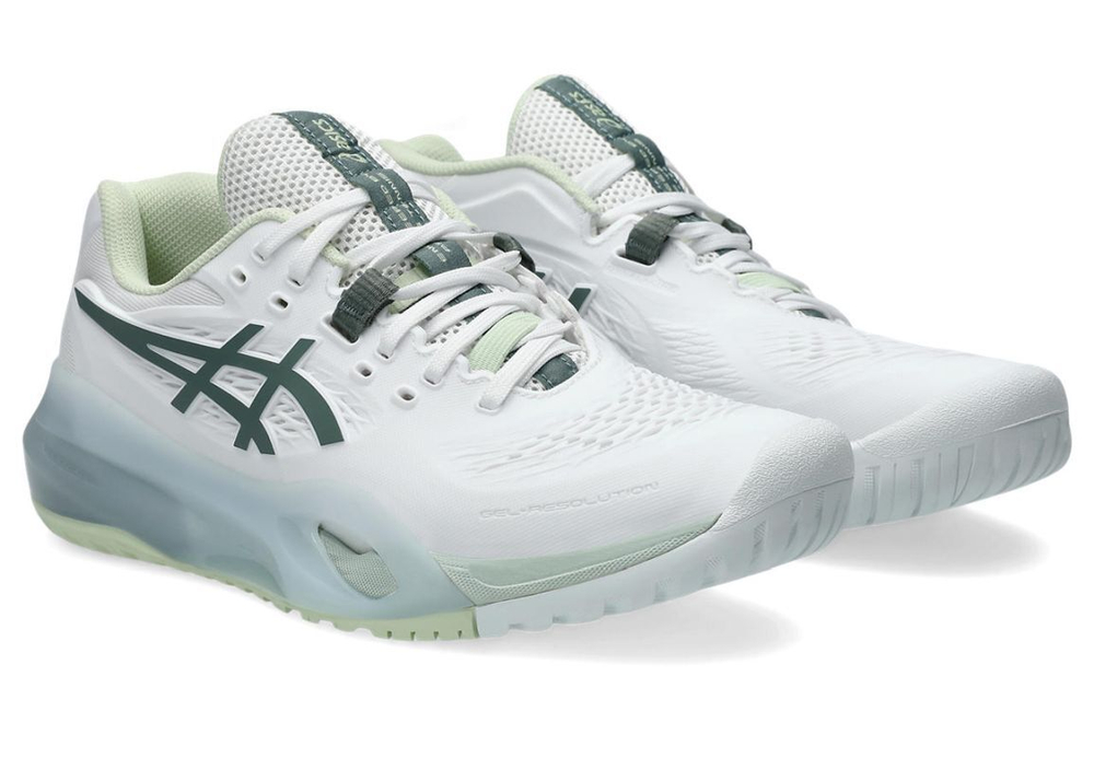 Женские Кроссовки теннисные Asics Gel-Resolution X - белый/синий памятник