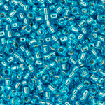 Японский бисер TOHO Round 15/0 (№23B), с внутренним серебрением, прозрачный