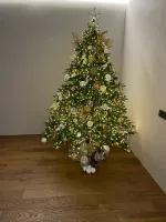 Елка с гирляндой встроенной «Престиж» (Литая хвоя) от 1,2 м до 3 м